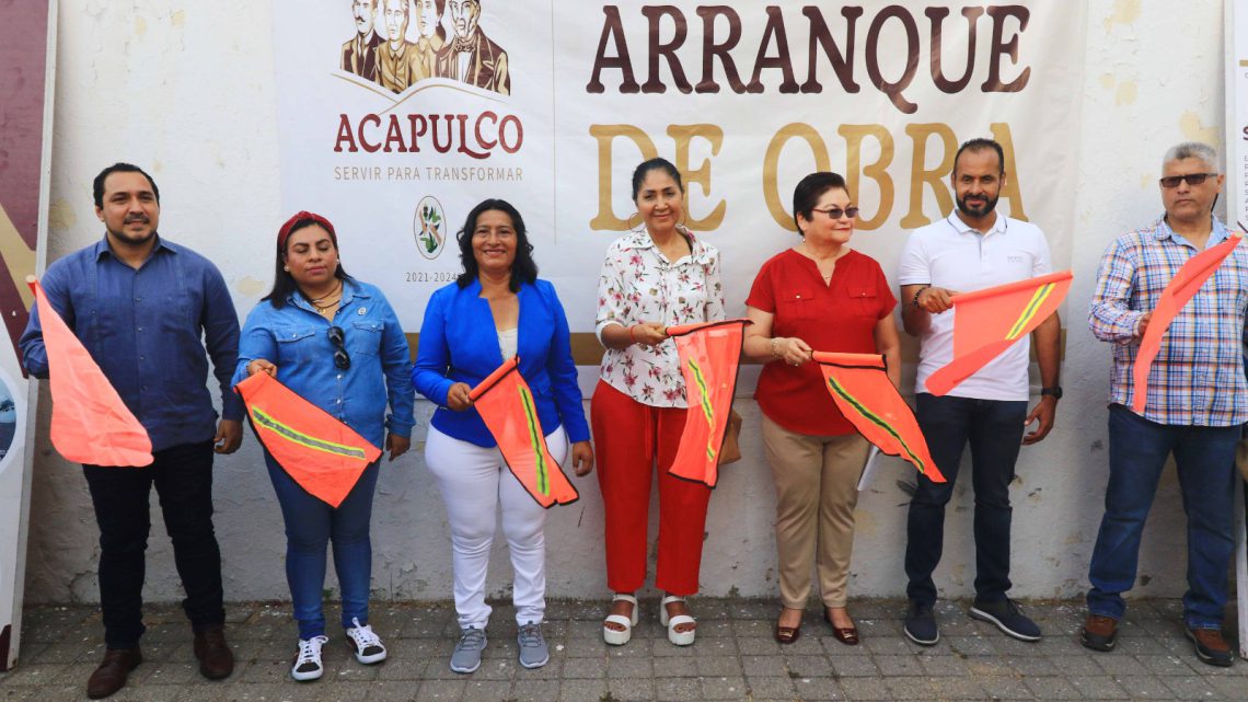 Da banderazo Abelina López, a obras en accesos a playa Da banderazo Abelina López, a obras en accesos a playa
