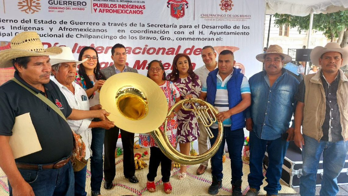Celebra SEDEPIA Encuentro y Festival de los Pueblos Indígenas en el zócalo de Chilpancingo