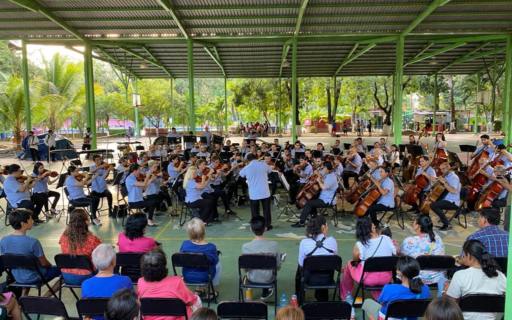 Realiza la Filarmónica de Acapulco concierto especial en el Polideportivo Cici Renacimiento