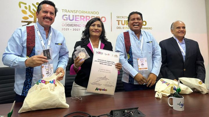 Visita Senador Añorve  pabellón Guerrero en el Tianguis Turístico 2023