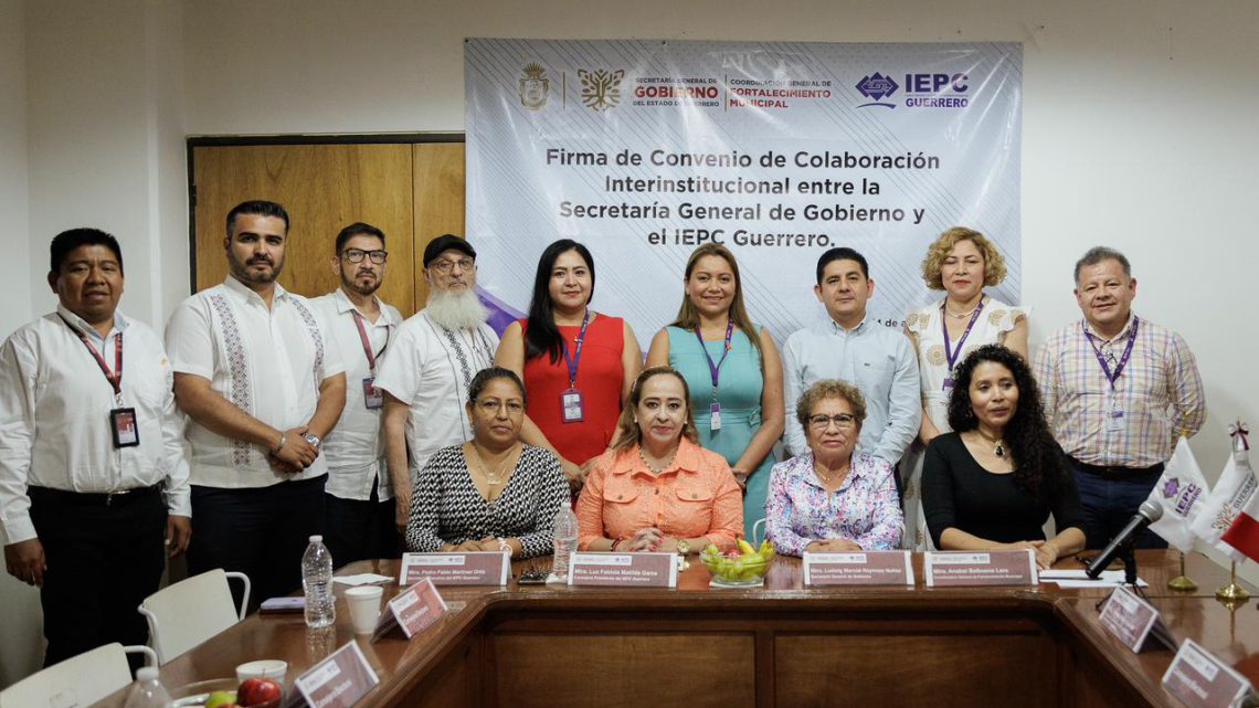 Acuerdan Gobierno de Guerrero y el IEPC trabajar unidos en la educación cívica electoral