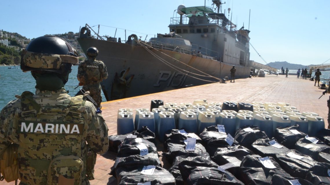 Asegura Semar más de mil 500 kilos de cocaina en Acapulco