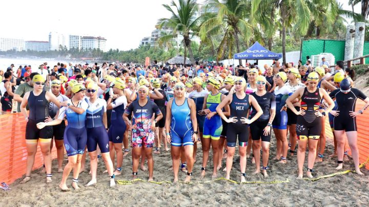 El Triatlón AsTri Ixtapa logró la participación de mil 800 atletas nacionales e internacionales