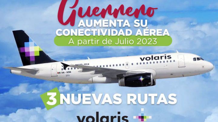 Inician en julio tres nuevas rutas aéreas a destinos turísticos de Guerrero