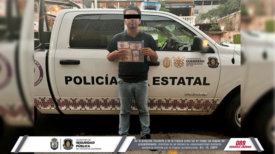 Policía Estatal detiene a un hombre por robar a tienda en Acapulco