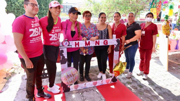 Asiste Evelyn Salgado, a la segunda caminata familiar en acción por la salud de las mujeres