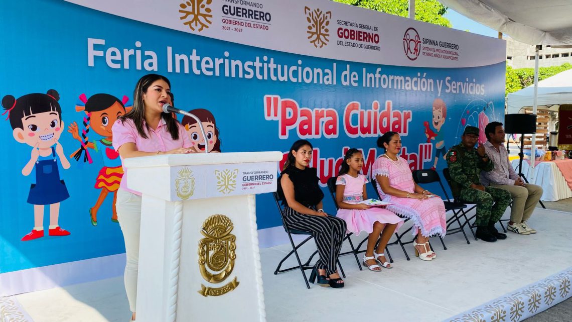 En Guerrero se promueve el cuidado de la salud mental en niñas, niños y adolescentes