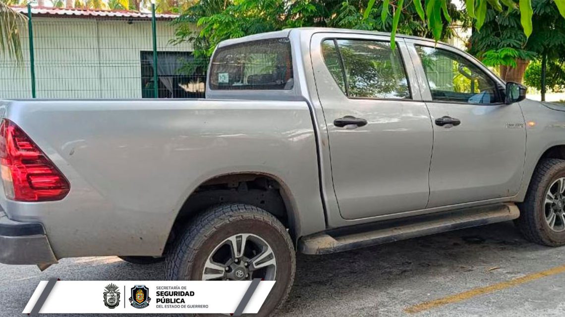 Recupera Policía Estatal vehículo robado en Acapulco Recupera Policía Estatal vehículo robado en Acapulco