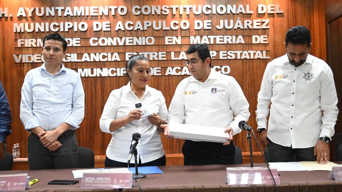 SSP firma Convenio de Coordinación en materia de Videovigilancia con la autoridad municipal SSP firma Convenio de Coordinación en materia de Videovigilancia con la autoridad municipal