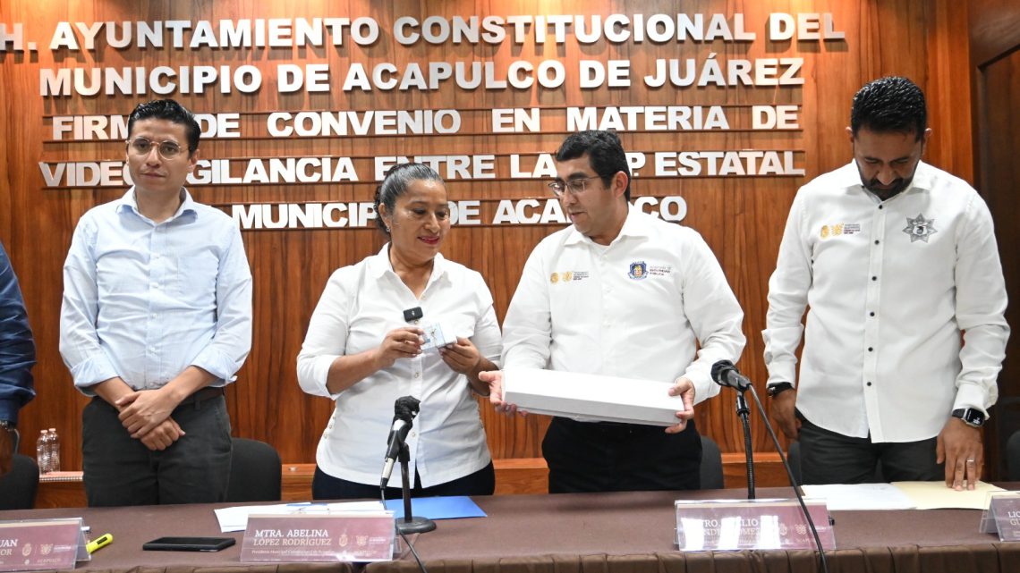 SSP firma Convenio de Coordinación en materia de Videovigilancia con la autoridad municipal