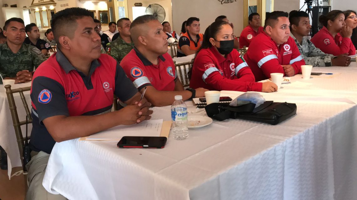 PC Guerrero capacita a autoridades municipales para elaborar planes de actuación ante desastres naturales
