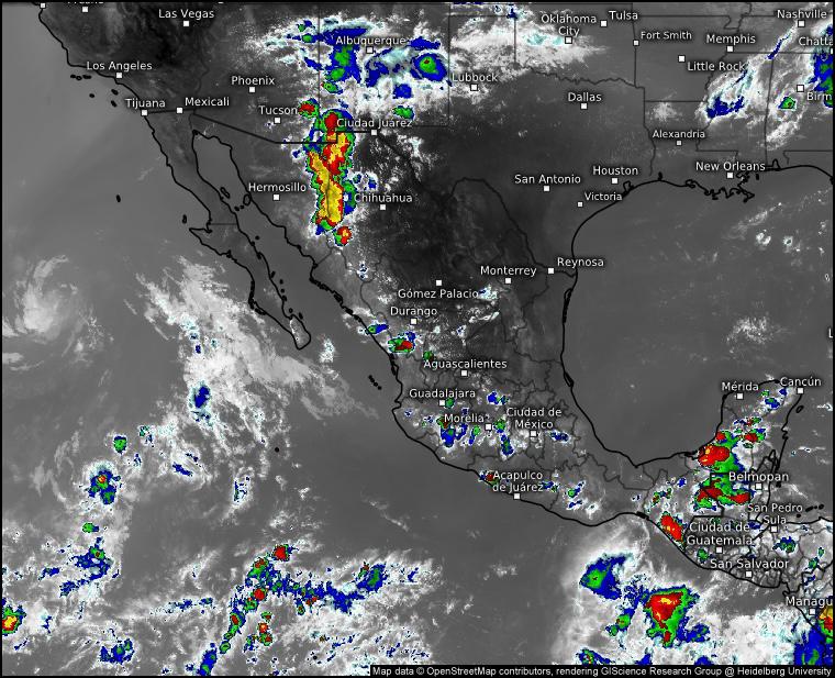 Lloverá en Guerrero durante los próximos días