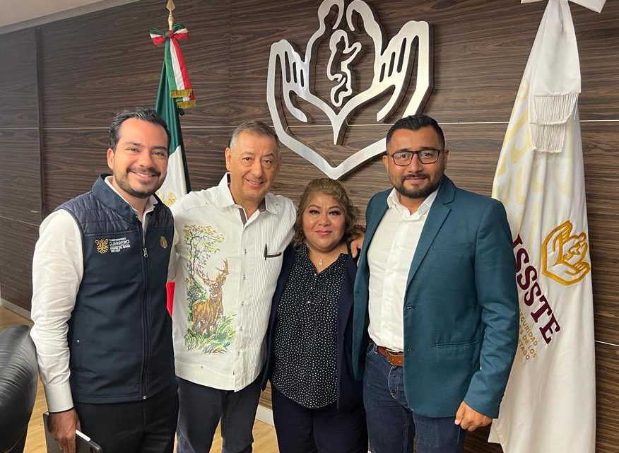 Se reúnen funcionarios del gobierno de Guerrero y del ISSSTE