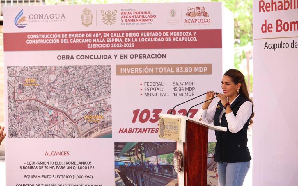 Inaugura Evelyn Salgado obras de infraestructura hidrosanitaria por más de 300 millones de pesos en beneficio de Acapulco Inaugura Evelyn Salgado obras de infraestructura hidrosanitaria por más de 300 millones de pesos en beneficio de Acapulco