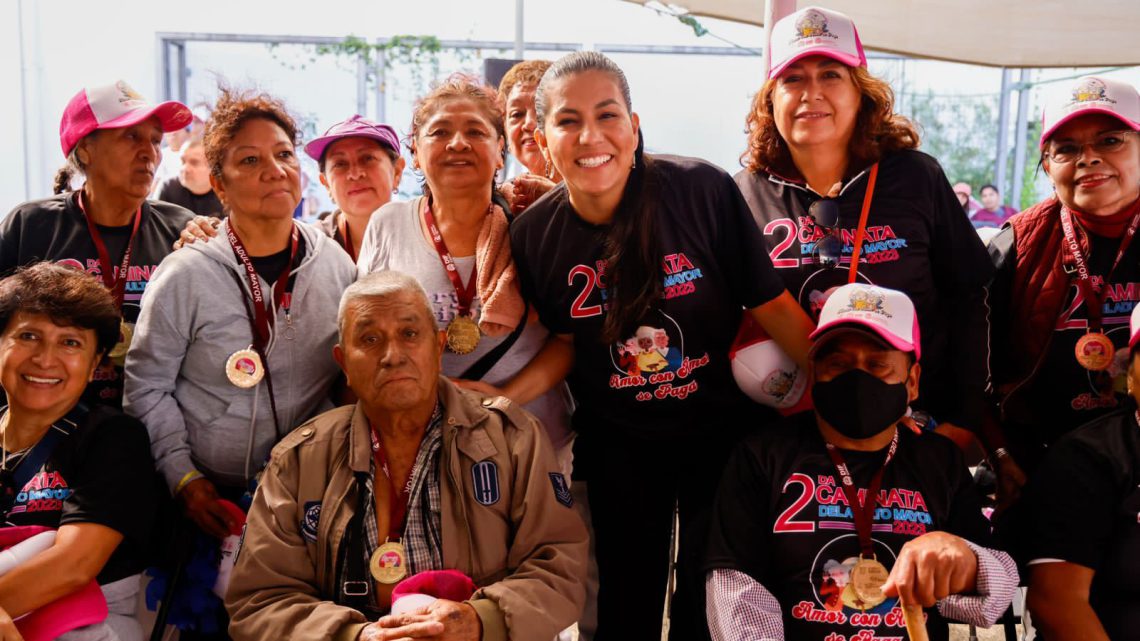 Realizan DIF Guerrero, ISSSPEG e IGATIPAM, segunda caminata del Adulto Mayor en Chilpancingo