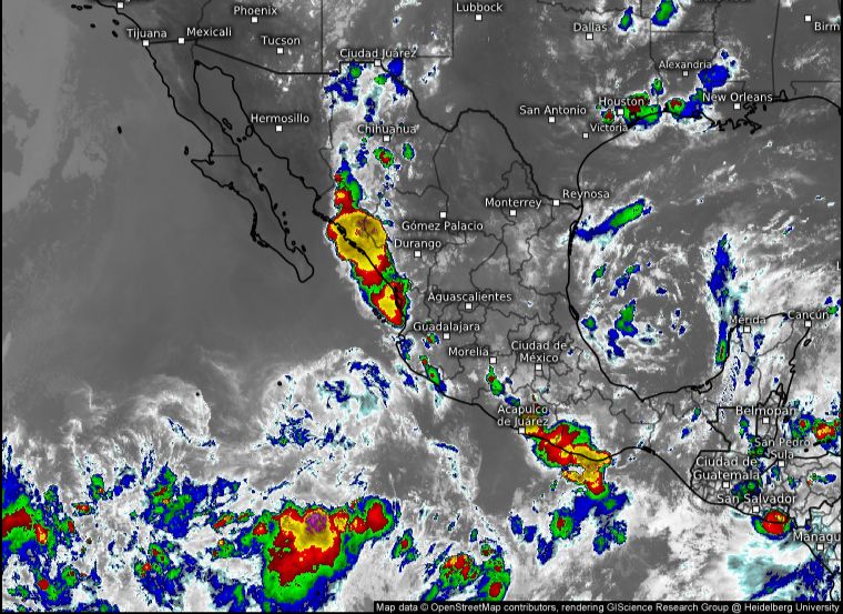 Alertan por lluvias fuertes en Guerrero