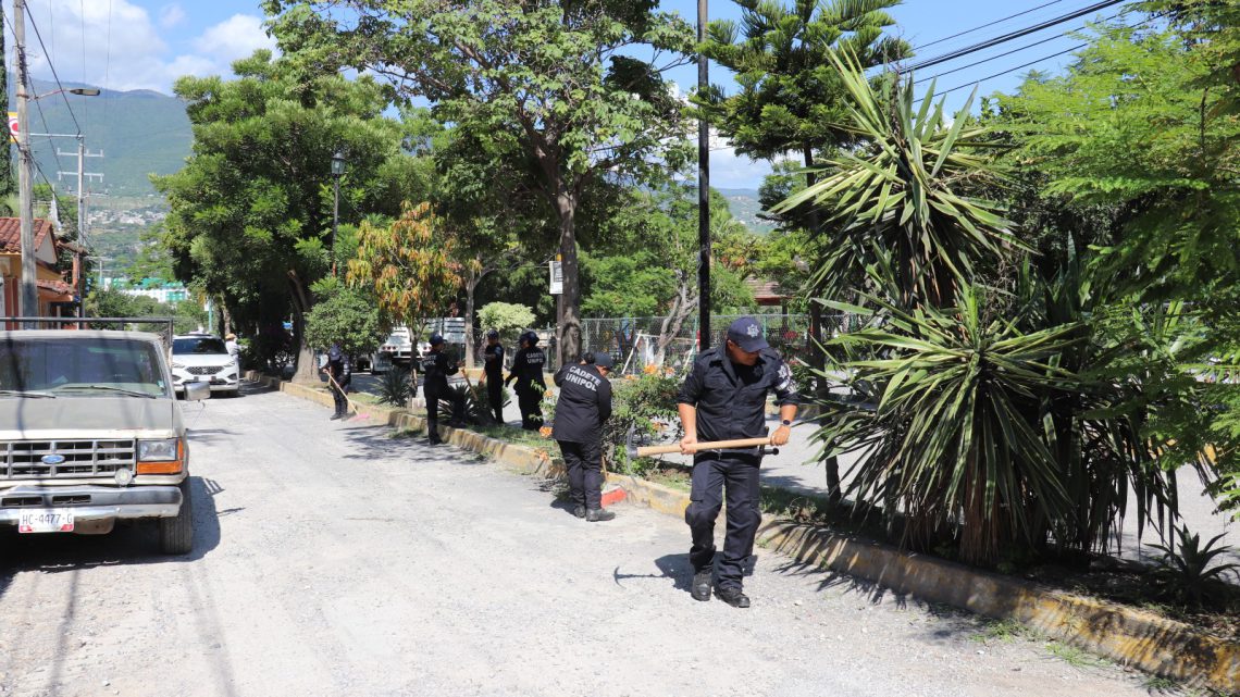 Participa la SSP y DIF estatal en rescate de espacios públicos en Chilpancingo