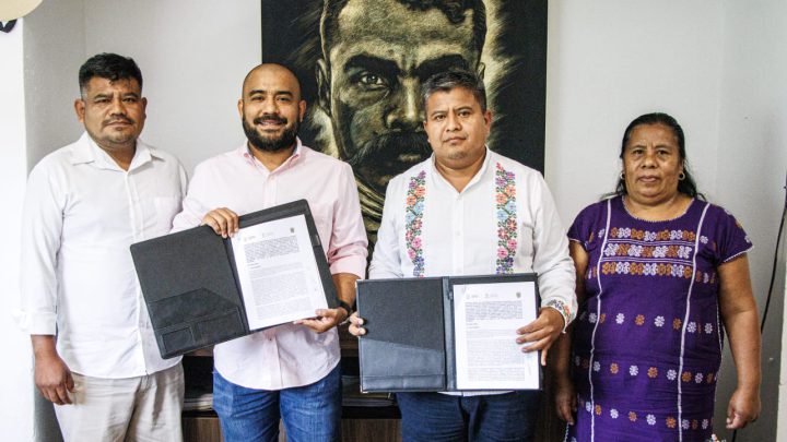 Firman convenio para impulsar a cafeticultores de Iliatenco