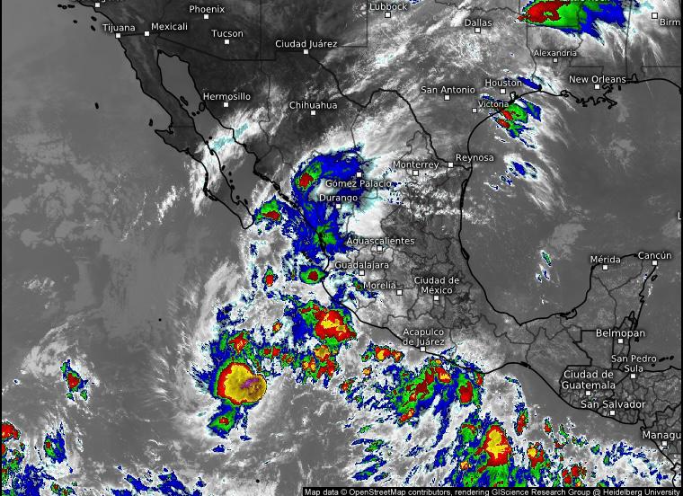 SGIRPCGRO prevé  lluvias para las próximas horas en Guerrero