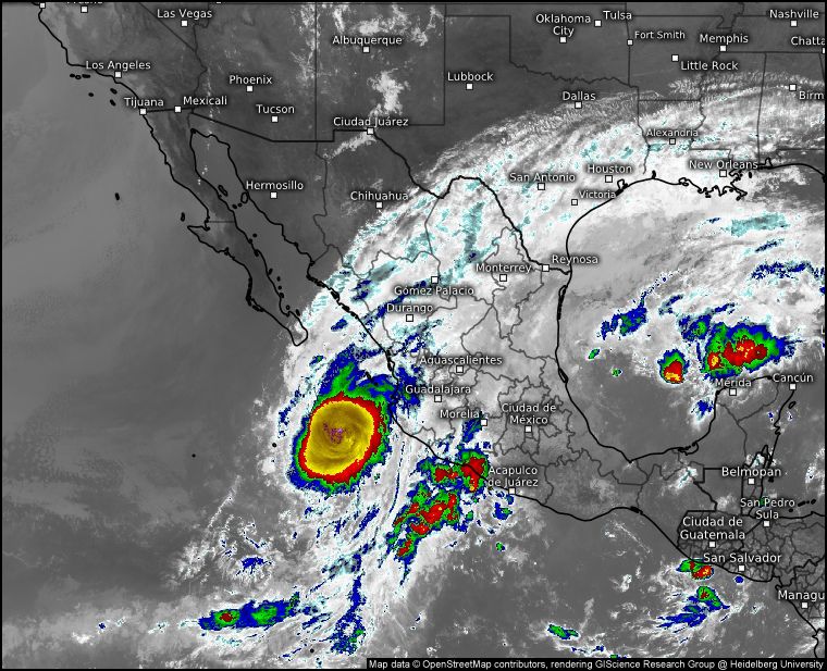 La Tormenta Tropical “Max”, se degrado a Baja Presión, seguirá generando lluvias de baja intensidad: SGIRPCGRO La Tormenta Tropical “Max”, se degrado a Baja Presión, seguirá generando lluvias de baja intensidad: SGIRPCGRO