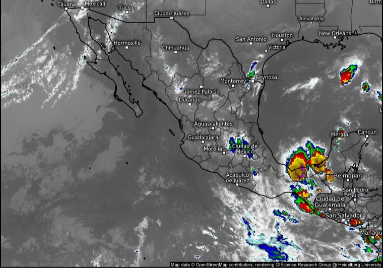 Habrá lluvias fuertes durante los próximos dias en Guerrero