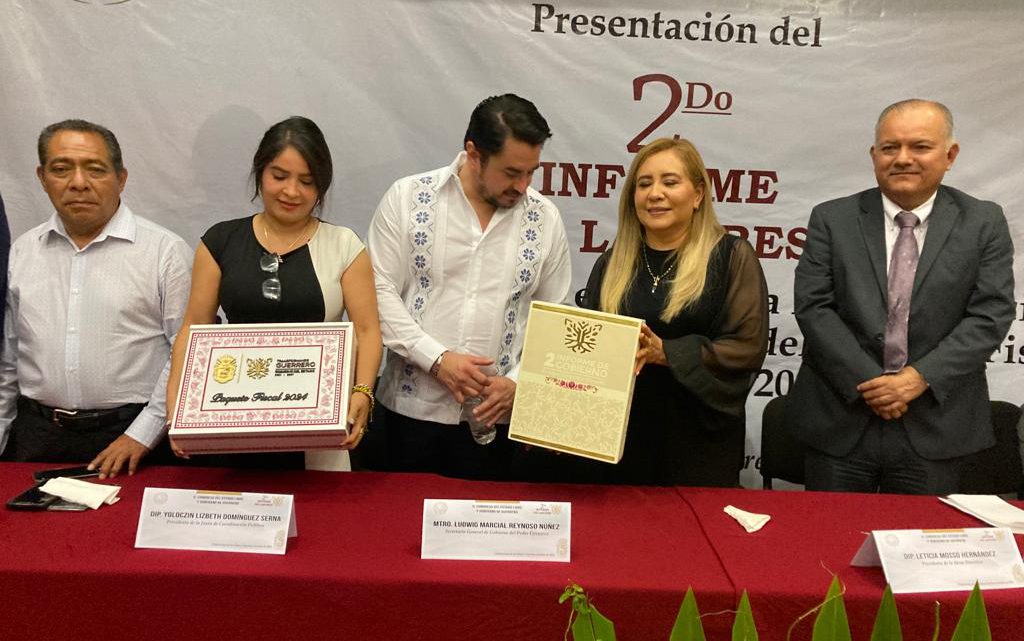 Entrega Gobierno de Evelyn Salgado 2do Informe de Gobierno y Paquete Fiscal 2024 al Congreso del Estado Entrega Gobierno de Evelyn Salgado 2do Informe de Gobierno y Paquete Fiscal 2024 al Congreso del Estado