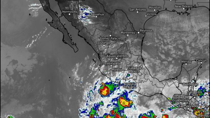 Alertan por lluvias fuertes a intensas durante la semana en Guerrero