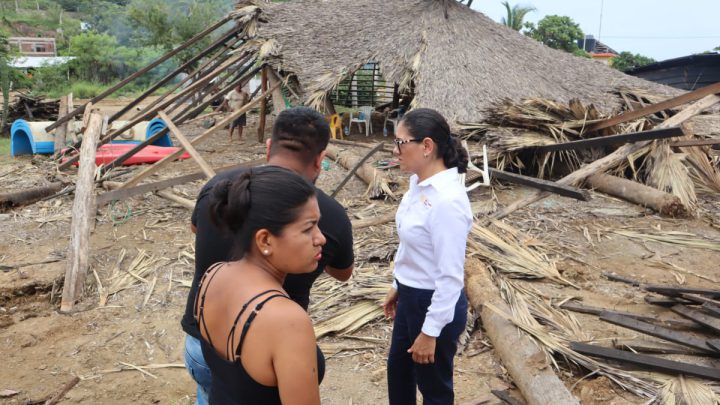 Evalúa SEFODECO a restaurantes y palapas de la Costa Grande afectadas por la tormenta Max