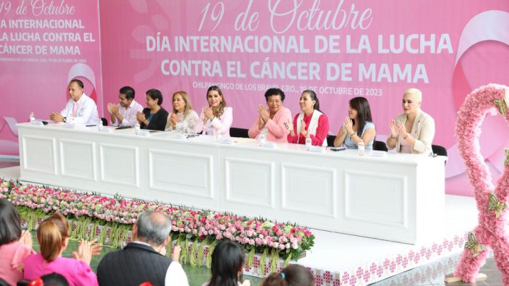 Impulsa Evelyn Salgado acciones de salud contra el Cáncer de Mama en Guerrero
