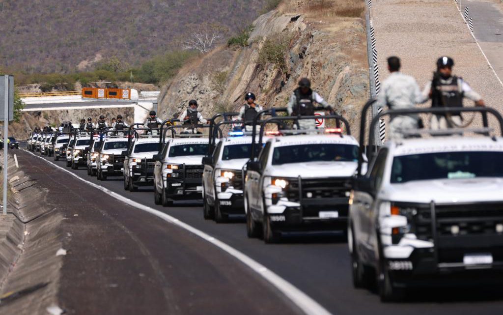 Mega operativo de seguridad en carreteras de Guerrero