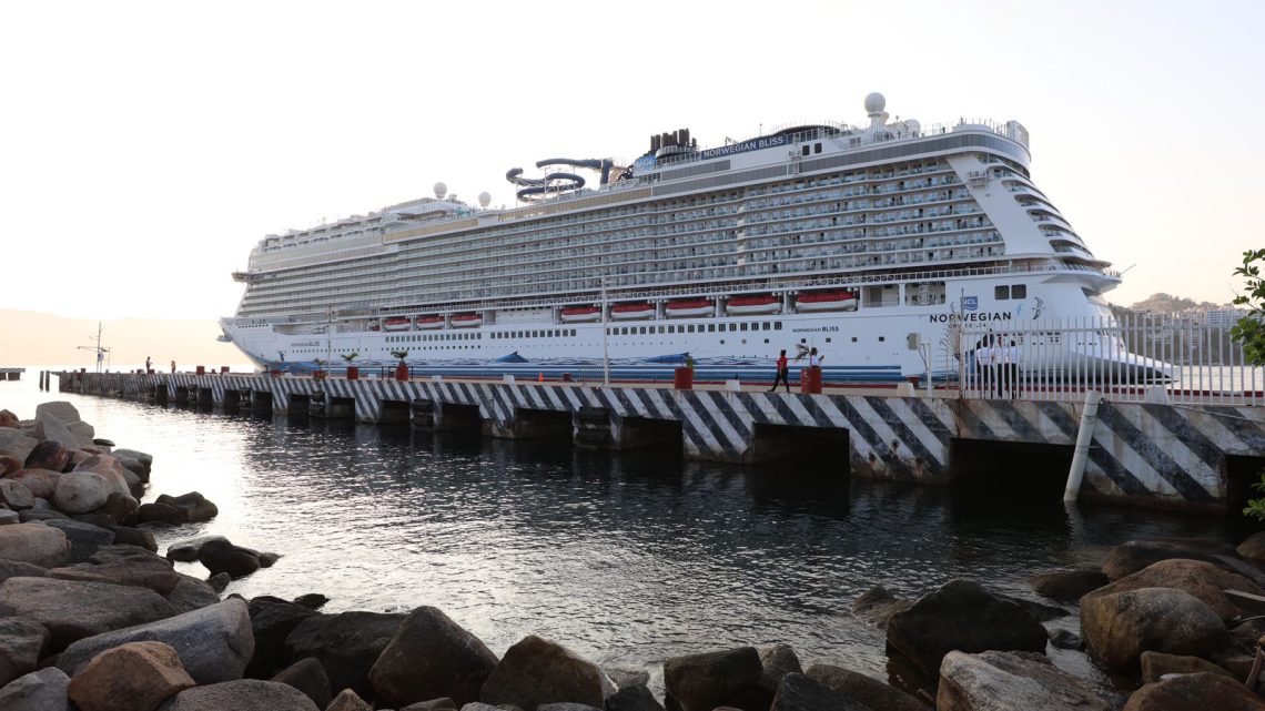 Arriba a Acapulco el Norwegian Bliss, primer crucero del 2024 Arriba a Acapulco el Norwegian Bliss, primer crucero del 2024
