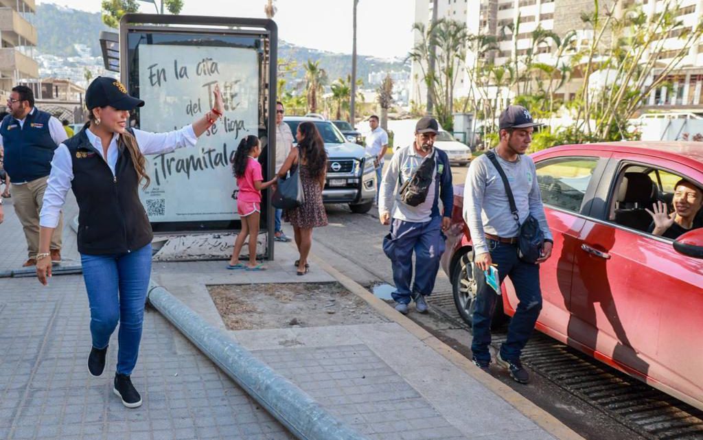 Somos más los que queremos la paz y estamos trabajando por la seguridad de Acapulco: Evelyn Salgado