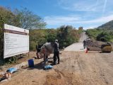 Atendió Cicaeg el tramo carretero Placeres del Oro–El Puerto de Oro, en el municipio de Coyuca de Catalán