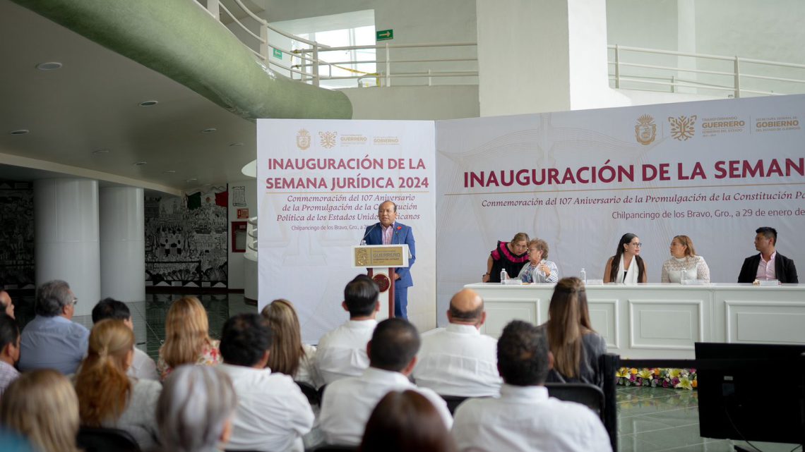 Se inaugura la Semana Jurídica 2024 en Guerrero