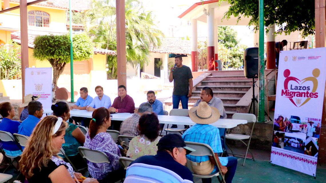 Lleva SEMAI jornada del Programa “Lazos Migrantes” al Valle del Ocotito