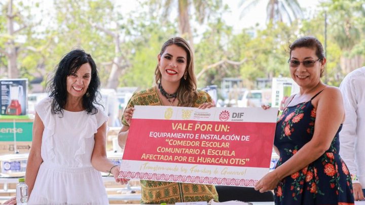 Fortalece Evelyn Salgado el programa de Comedores Escolares Comunitarios a través del DIF Guerrero