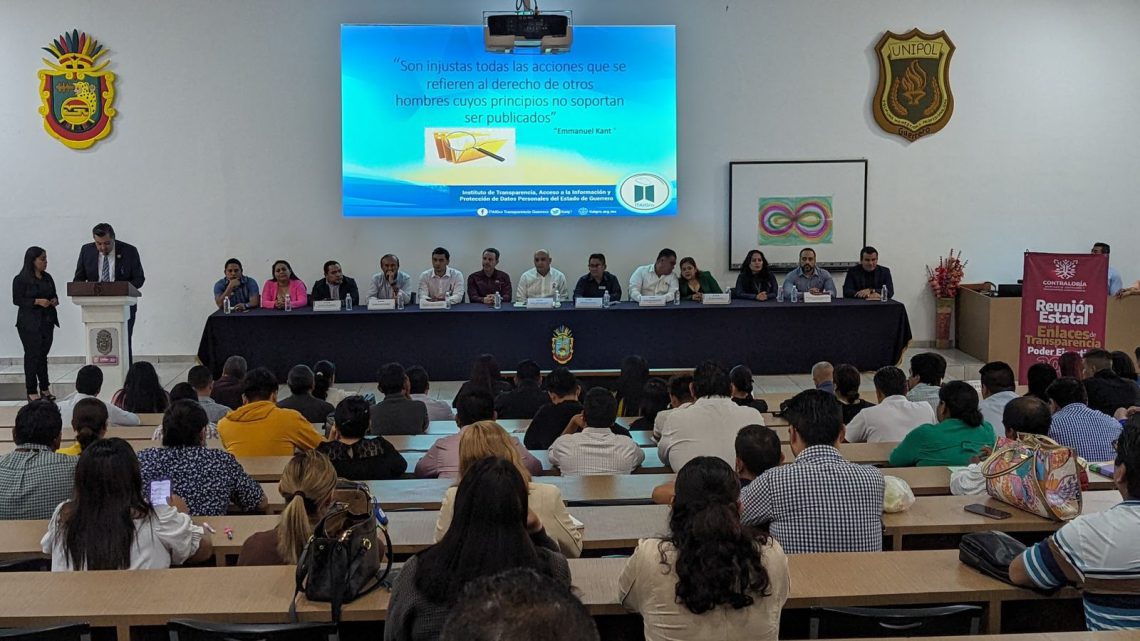 Realizan la Primera Reunión Estatal de Enlaces y Titulares de las Unidades de Transparencia del Poder Ejecutivo 2024