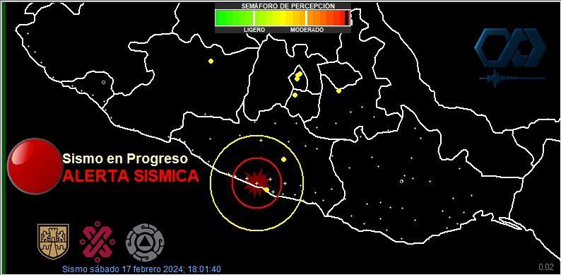 SGIRPCGRO activa protocolos por sismo  de  5.0 en Coyuca de Benítez