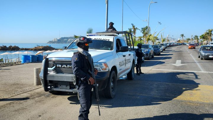 Implementó operativo tránsito estatal por bloqueos en Acapulco