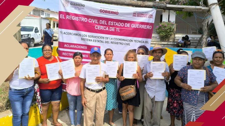 Inicia Registro Civil de Guerrero campaña itinerante en la región de la Costa Chica