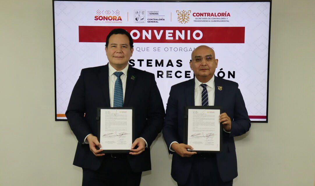 Firman convenio de colaboración SCyTG Guerrero y SCGE de Sonora en materia de implementación de sistemas