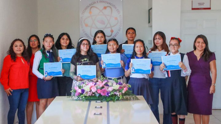 Premian a ganadoras del Tercer Concurso Estatal de “Ensayo del Día Internacional de la Mujer y la Niña en la Ciencia”