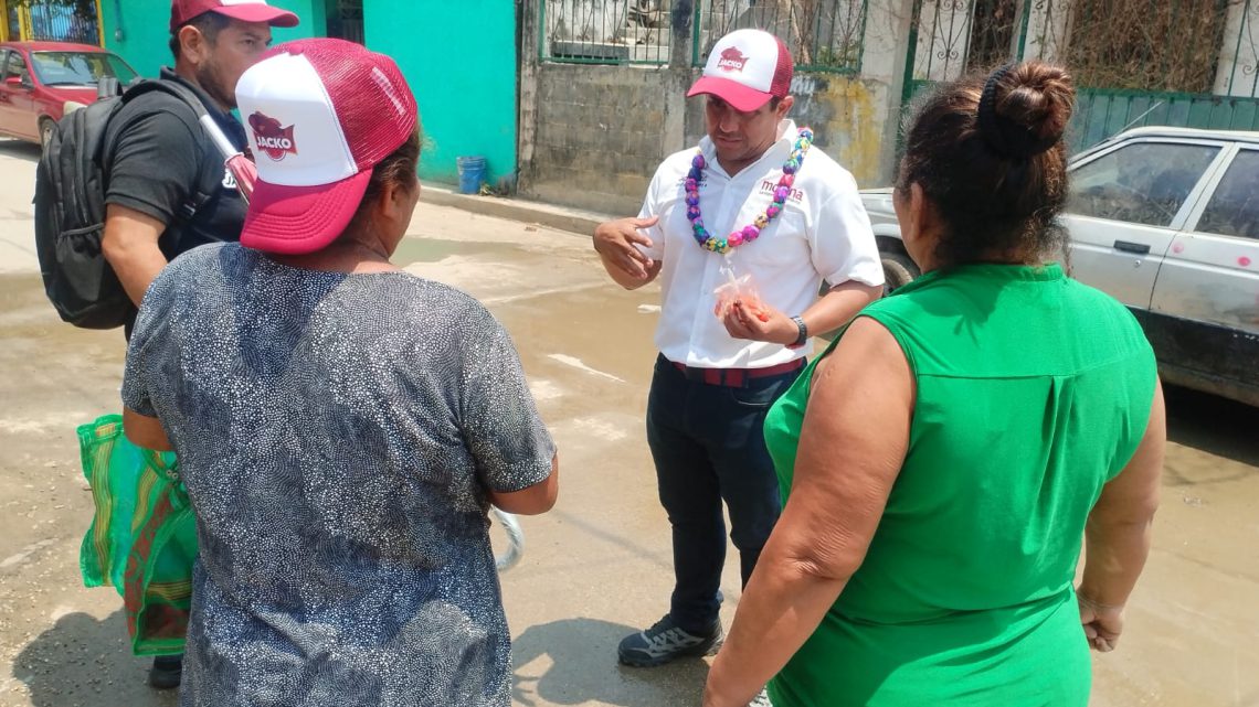 Votar por Morena en las 5 boletas, pide Jacko Badillo a los ciudadanos Votar por Morena en las 5 boletas, pide Jacko Badillo a los ciudadanos