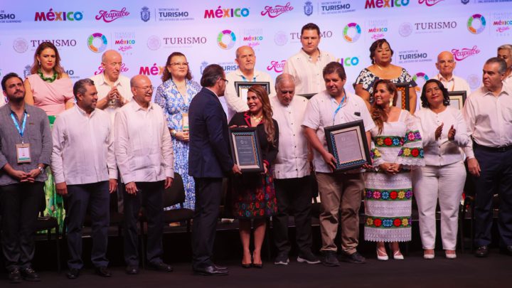 Inauguran la gobernadora Evelyn Salgado y el secretario de Turismo federal Miguel Torruco el Tianguis Turístico 2024