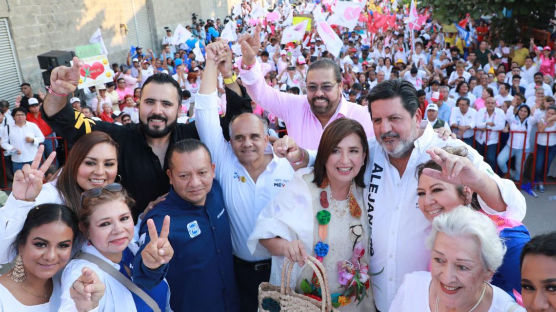 Acompaña Añorve a Xóchitl Gálvez, a encuentro con ciudadanos en Acapulco