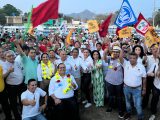 Reciben Manuel Añorve y Luis Enrique Ruiz, candidato a alcalde de Técpan el respaldo de transportistas