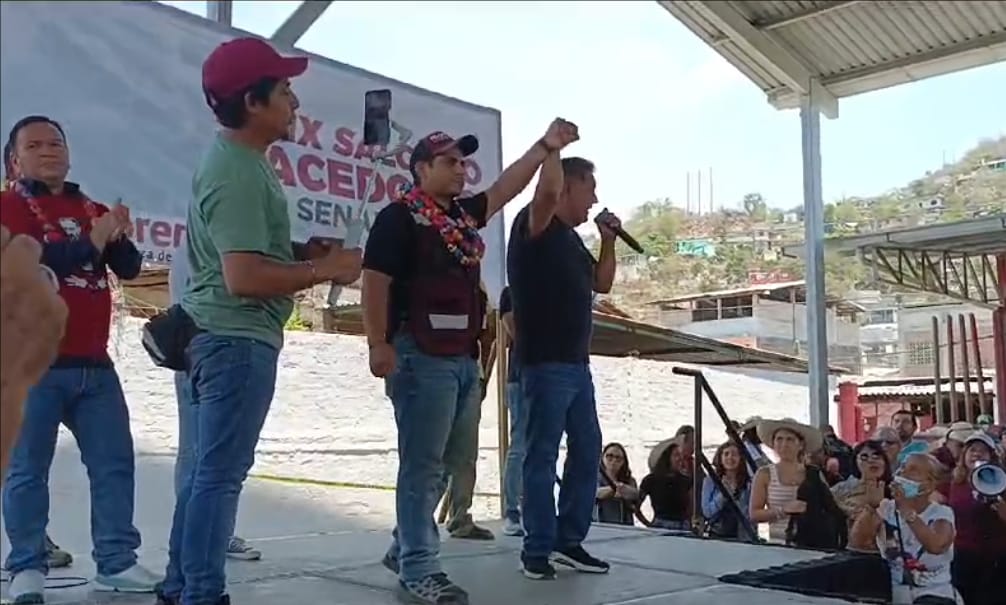 Pide Félix Salgado votar 5 de 5 por Morena en el Distrito 9 de Acapulco