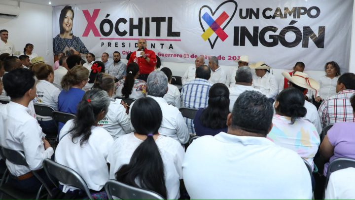 Asiste Manuel Añorve a entrega de nombramientos de enlaces de la CNC con la campaña de Xóchitl Gálvez