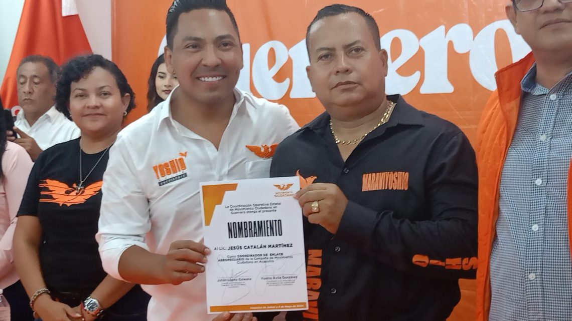 Celebra Movimiento Ciudadano adhesión del ex morenista Jesús Catalán a la campaña de Yoshio Avila Celebra Movimiento Ciudadano adhesión del ex morenista Jesús Catalán a la campaña de Yoshio Avila