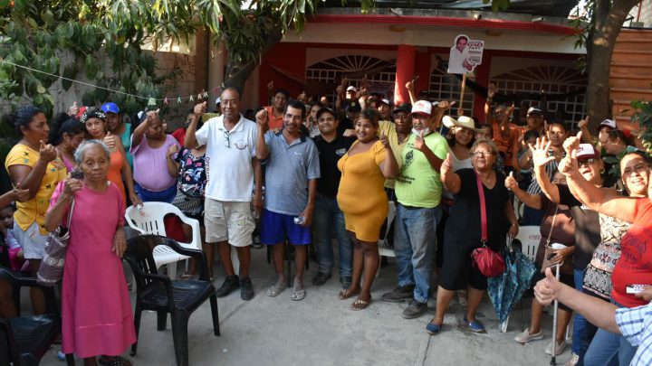 Se refleja la confianza hacia Jacko El Pargo Badillo en el Distrito 9 de Acapulco